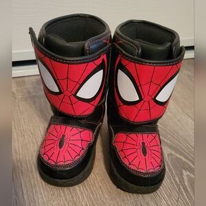 Marvel Spiderman Snow Boots Light Up